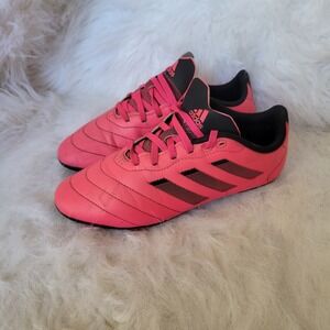 Adidas Goletto VIII FG J Soccer Cleats GW6163 Kids Size 5 Pink & Black